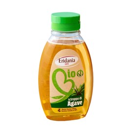 Eridania Bio, Sciroppo d'Agave 350 gr, Gusto Delicato e Leggero da Agricoltura Biologica, Dolcificante Naturale Ideale come Sostitutivo Zucchero per Dolci Bevande