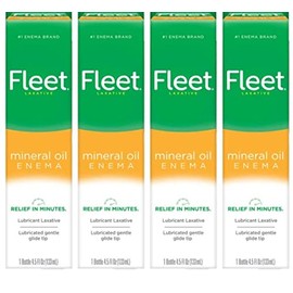 Fleet Mineral Oil Enema 4.50 oz (Pack of 4)
