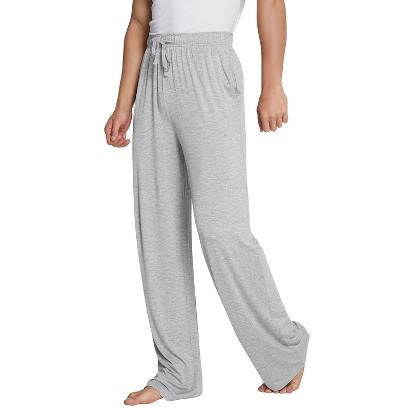 WiWi Bamboo Viscose Pajama Pants for Men Tall Sleep Bottoms