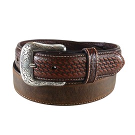 Ariat Men's Straight Basket Billet, Aged Bark, 46