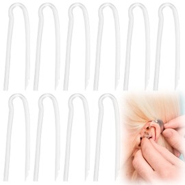 10pcs Hearing Aid Tubes, Lightweight Hearing Aid Tubes NHS, Transmitting Clear Sound Hearing Aid Tubes NHS, Hearing Aid Tubes Replacement NHS, Suitable for Most Seniors
