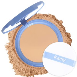FeiCuiYun Oil Control Matte Perfection Face Powder Compact For Women, Matte Smooth Flawless Setting Powder Makeup, Polvo Compacto De Maquillaje, Waterproof Long Lasting, 0.35Oz (03 Pure Beige)