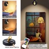 RAHAN Wireless LED Spotlight, 2Pack Battery Powered Picture Lights Puck