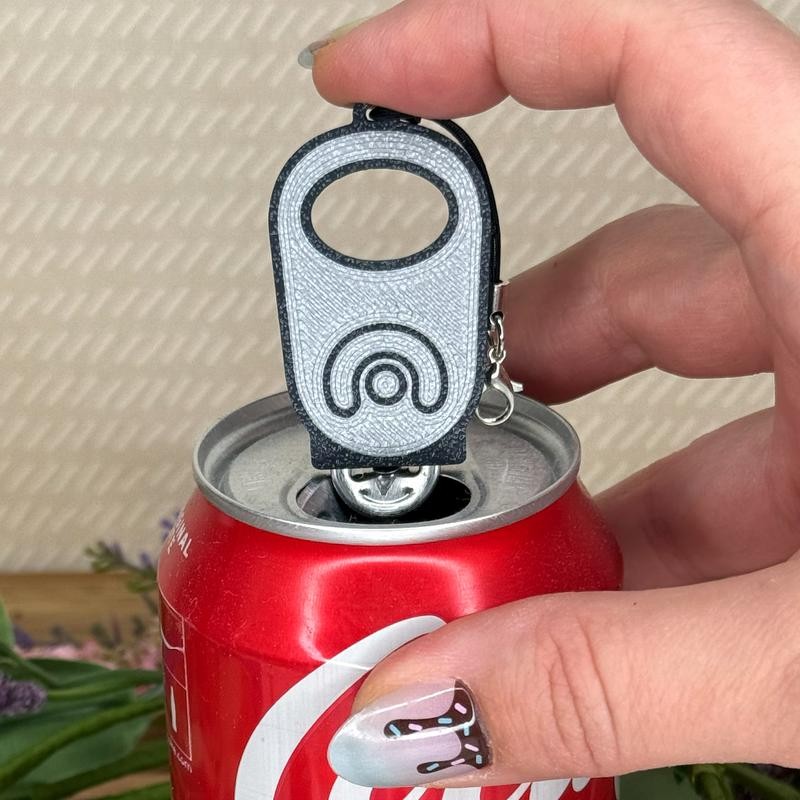 TAB Soda Can Tab Opener with Keychain strap - Unique
