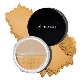 Alima Pure Matte Foundation Loose Mineral Powder Foundation Makeup, Loose Powder Makeup Oil Free Talc Free Powder, Natural Makeup Mineral Foundation Full Coverage Natural Foundation Powder .16 oz/4.5g