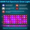 Phlizon Upgraded 600W LED Plant Grow Light with SMD LEDs