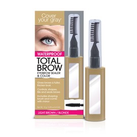 Cover Your Gray Total Brow Eyebrow Sealer & Color - Light Brown and Blonde