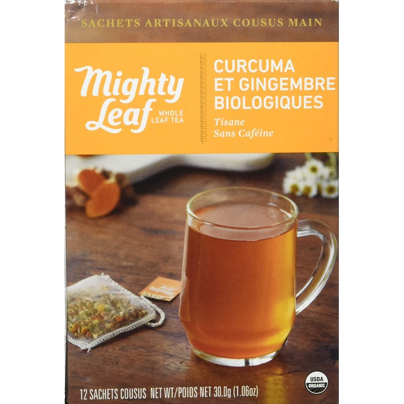 Mighty Leaf Tea Organic Turmeric Ginger Tea, 15 Count