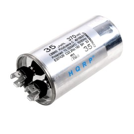 HQRP 35uF 370V Run Capacitor AC Electric Motor Start HVAC Blower Compressor Pump Generator 35MFD CBB65 370V 370VAC