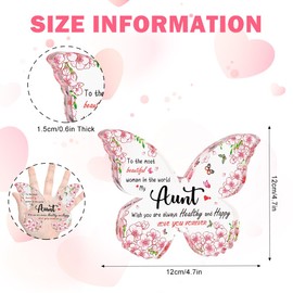 Aunt Gifts from Niece Mother Day Gift Auntie Aunt Mother's Day Easter Valentines Day Gifts for Aunt Aunt Aunt Acrylic Decor Aunt Birthday Gift Best Aunt Gifts Thank You Gift