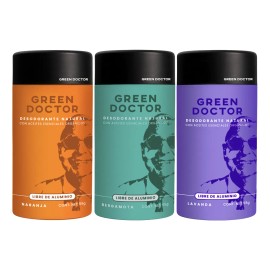 Desodorante Barra Green Doctor Mix Bergamota Lavanda Naranja 165g