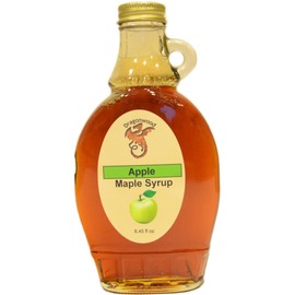 Apple Maple Syrup - For Pancakes and Waffles – Made With Pure Maple Syrup And Natural Flavor - By Dragonwood (8 fl oz)