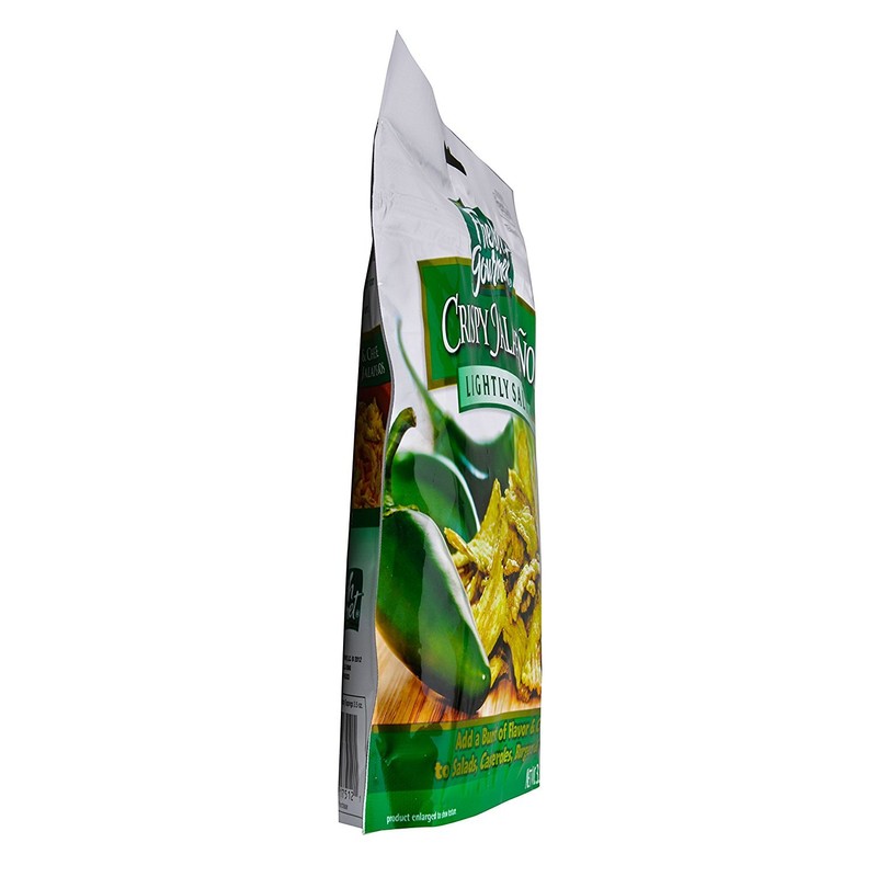 Fresh Gourmet Crispy Jalapenos, Lightly Salted, 3.5-Ounce (Pack of 3)