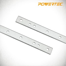 POWERTEC 12-1/2 Inch Planer Blades for DeWalt DW734 Planer, Replacement for DW7342 Planer Knives, Set of 3 (12801V)