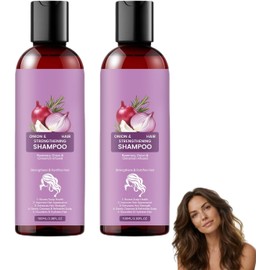 Champú Hidrosol De Cebolla Cuidado Voluminizador De Romero. (2PCS) Romero infundido con , cuidado voluminizador para cabello fino y plano, limpieza diaria suave para mujeres y hombres.