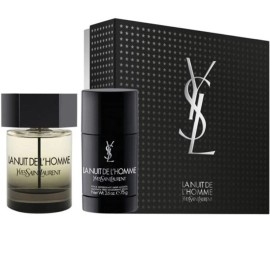 Yves Saint Laurent Ysl La Nuit 2pc Gift Set With 3.3oz Edt Spray + 2.6oz Deodorant Stick New In Box