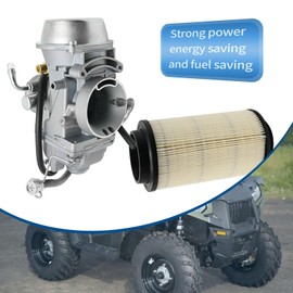 3131557 3131453 Carburetor w/Air Filter Replacement for Polaris 500 HO 4X4 2001-2005 2010-2012 Scrambler 500 4x4 1997-2009 Trail Boss 325 (Set A)