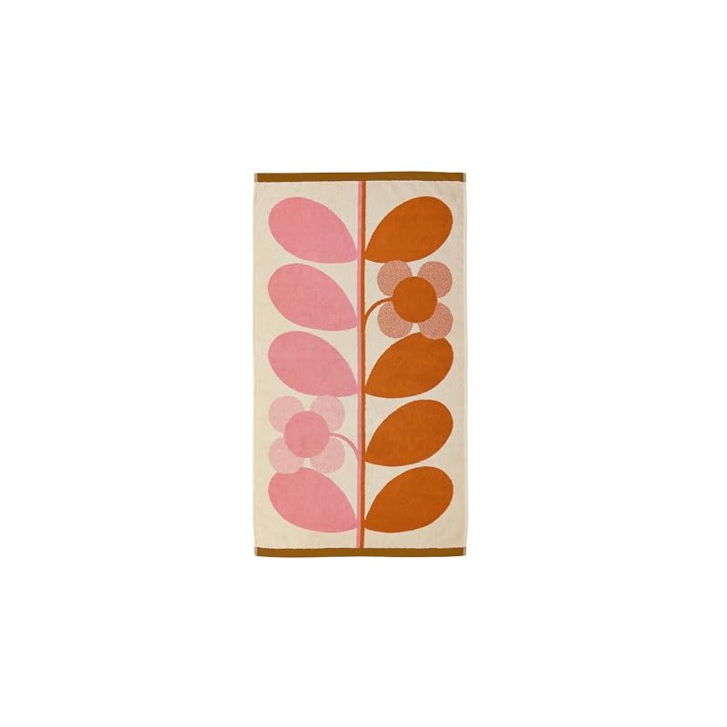 Orla Kiely Bloom Duo Blush Bath Towel 70 x 125