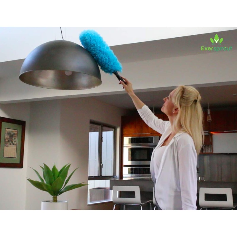 EVERSPROUT Duster 3-Pack | Hand-Packaged Cobweb Duster, Microfiber Feather Duster,