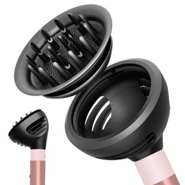 ZEPHBLOW Wave Curl Diffuser for Dyson Airwrap – Dome and Diffuse Modes for Curl Wave Hair, Hair Diffuser Attachment Compatible with Airwrap Styler HS01/05, Black