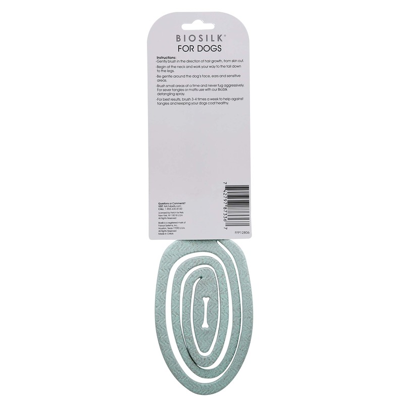 BioSilk for Pets Eco Friendly Detangling Pin Brush for Dogs,