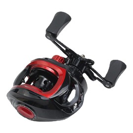 Powerful Metal Baitcasting Reel, 7.2:1 Gear Ratio, Baitcasting Fishing Reel, Long Cast Spool, Smooth Fishing Reel for Saltwater and Freshwater (Right Hand)