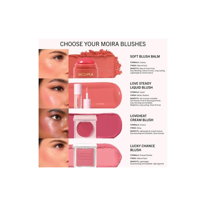 Moira Rubor Soft Blush Balm (003, Dreamer)