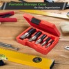 Litorange 5 PCS BSP Pipe Tap Set, 4340 Steel Threader