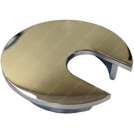 Electriduct 2" Metal Desk Grommet Cable Hole Cover Wire Cord Organizer | Chrome Polished