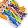 5pcs Saltwater Trolling Lures Set 6in/9in Big Game Octopus Squid