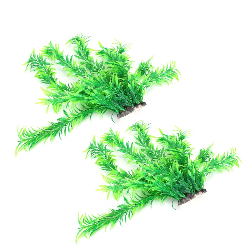 Aquarium Decoration Artificial Water Plants for Fish Tank Landscape Green