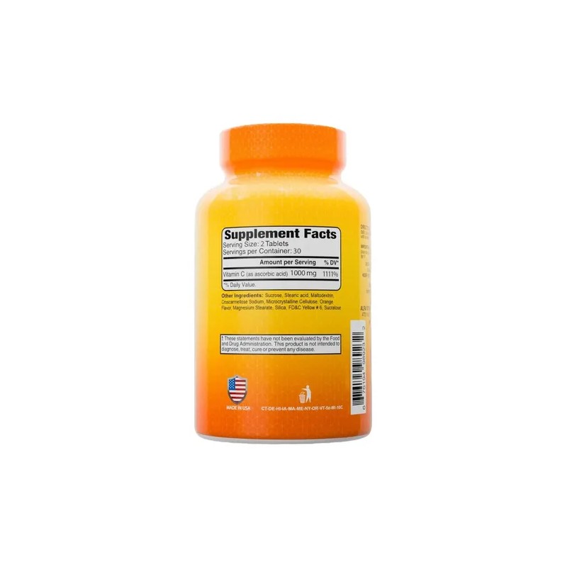 Alfa Vitamins Vitamina Masticable 1000mg Tabletas