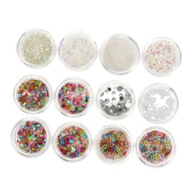 Gadpiparty Shiny Metal Iridescent Sequins Eye Makeup Patches for Nail Art Face Painting Diy Craft Projects Safe