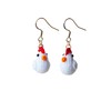 Foeeqi Chicken Earrings for Women Animal Earrings Cute Crochet Chicken