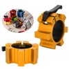 2Pcs Aluminium Alloy Safe Lock Collars Clamp Buckle Weightlifting Barbell