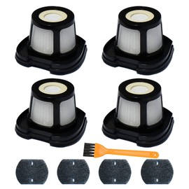 Vacuum Filter Replacement for Bissell 2284W, 2390, 2389, 2390A, Replace Parts for 1614212, 1614203, 1614204,4 Mesh Filters and 4 Foam Filters