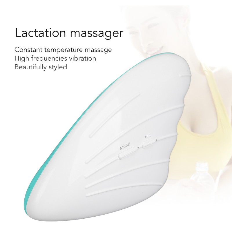 Warming Lactation Massager 6 Vibration Modes 3 Heating Modes Relieve