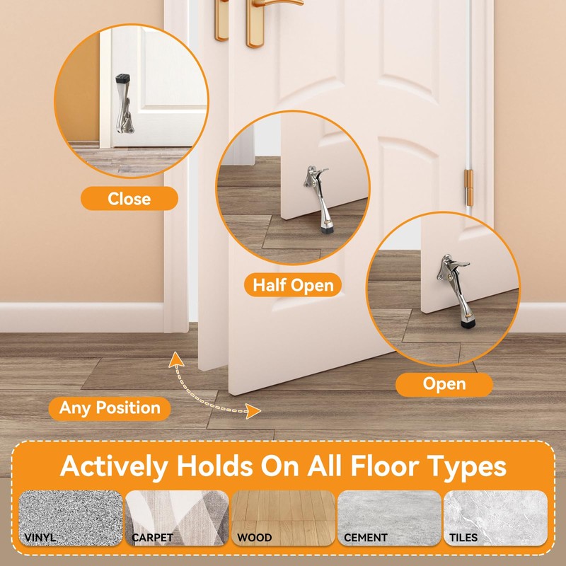 Kickdown Door Stopper 5 Inches