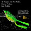 (Color D)1 Pcs-5cm Jump Frog Lures, Bionic Soft Lures Weedless