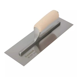 Goldblatt - G06512 Wood-Handle Finishing Trowel 12 in. x 4 in.