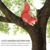 Resin Squirrel Figurine Statue Garden Landscape Decoration Animals Ornaments for