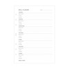 Filofax A5 Meal Planner Refill, 132683