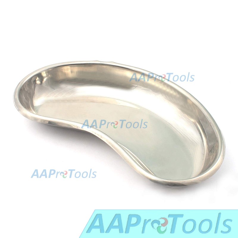 AAProTools 10" Kidney Bowl Basin Emesis Tray Stainless Steel Satin