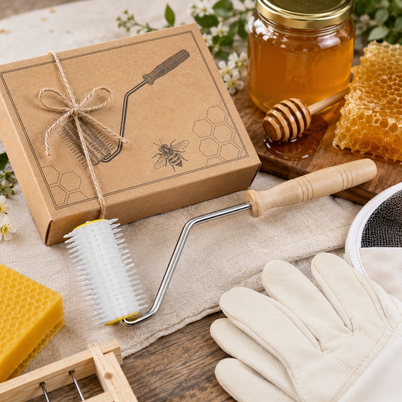 Honeycomb Uncapping Roller for Honey Extraction – Lightweight Beekeeping Tool