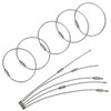 SaPeal 10 Pack 2mm Wire Keychain Cable 6 inch Stainless