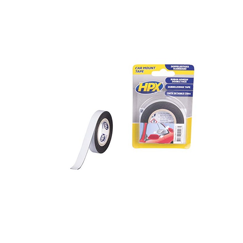 HPX ZC0023 Montageband doppelseitig schwarz 12 mm x 2 m