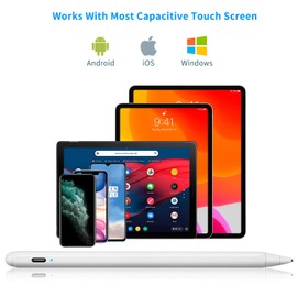 Acer Spin 3 Convertible Laptop Stylus Pen, Active Stylus Digital Capacitive Pen for Acer Spin 3 Convertible Laptop High Precision with Ultra Fine Tip,Touch-Control and Rechargeable,White Drawing Pen