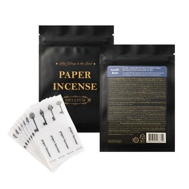 Paper Incense Refill - 48pcs of Incense Paper Strips, Quick Usage & Long-Lasting Fragrance, Eliminating Bathroom, Kitchen, Pet Odors - Gentle Rain