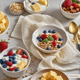 Giombrewsia Grade 100 Cheesecloth - 20x20 Inch Ultra-Fine, 100% Unbleached Cotton Muslin with Hemmed Edges, Reusable & Lint-Free - Convenient PE Zipper Bag Storage (6, 20×20Inch)