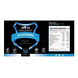 Glucosamina Pura Premium 500mg 100 Cápsulas A4h